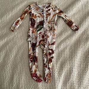 Posh Peanut Floral Footie Pajamas